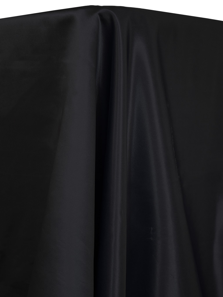Poly Satin linen in Midnight
